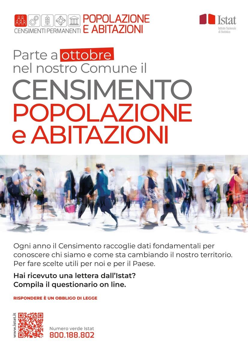 Immagine: censimento avviso