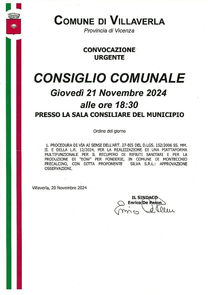 Immagine: Convocazione urgente