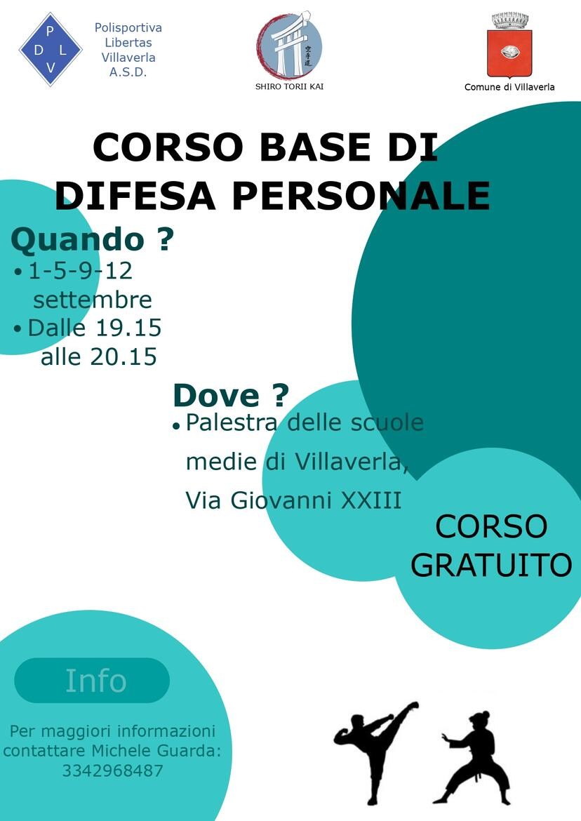 Immagine: corso di difesa personale
