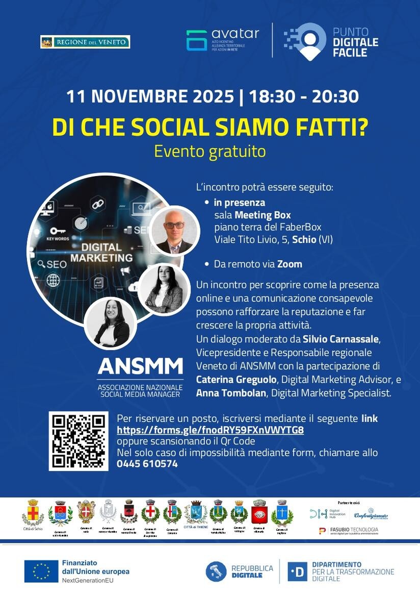 Immagine: Di che social siamo fatti ? - Evento gratuito
