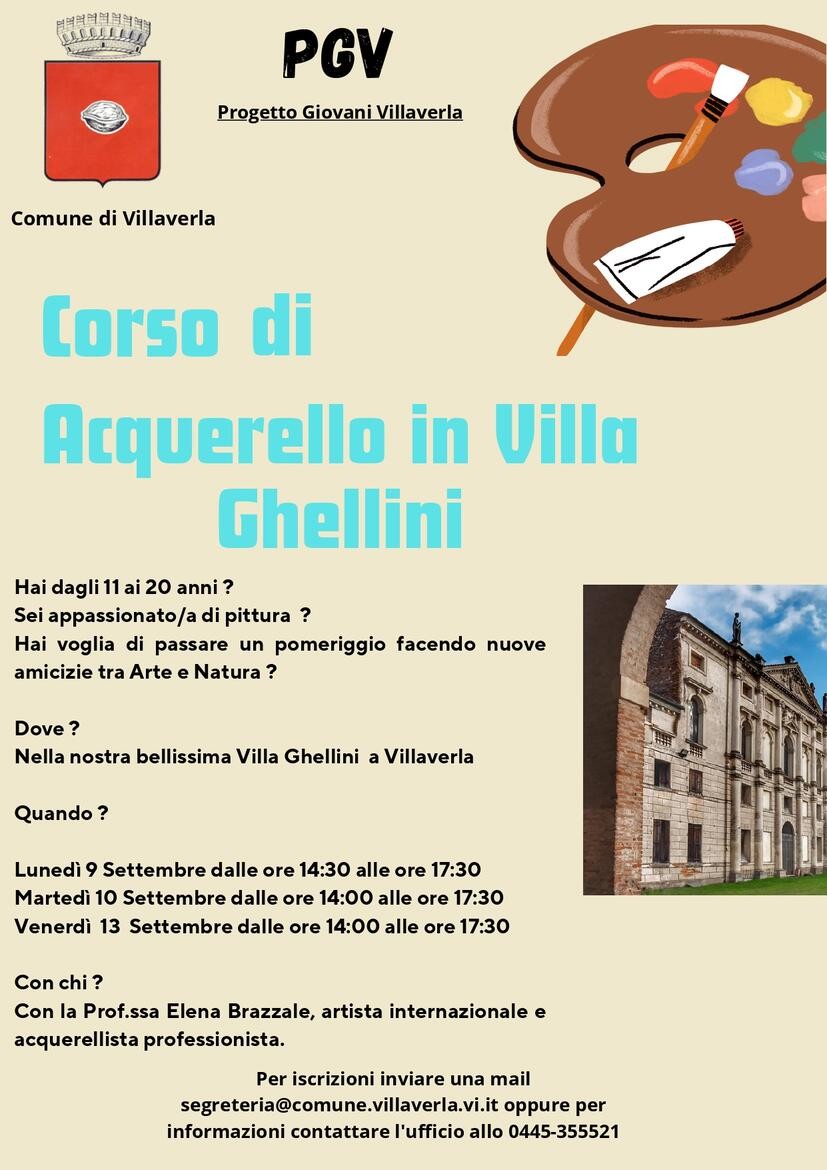 Immagine: Locandina Progetto Giovani Villaverla 