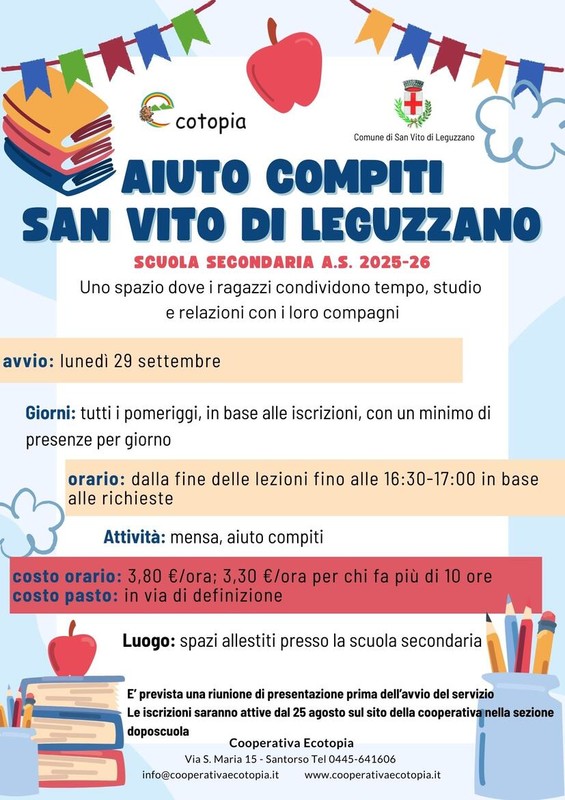 Immagine: aiuto compiti san vito 25-26