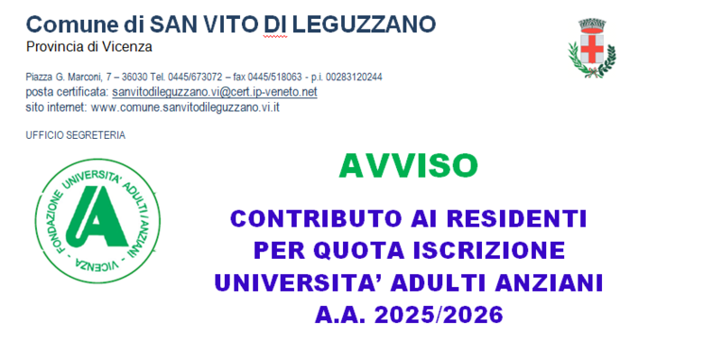 Immagine: Avviso Univ.