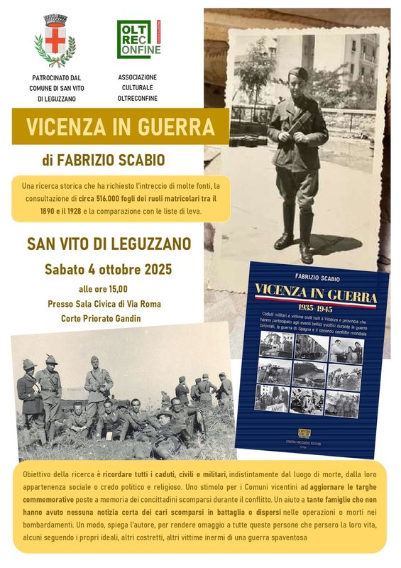 Immagine: Libro Vicenza in guerra