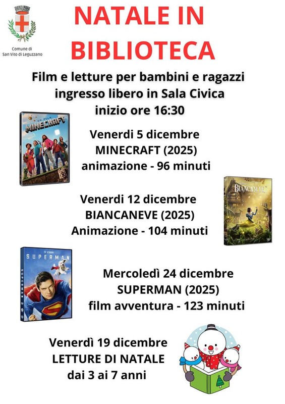 Immagine: Natale in Biblioteca 2025