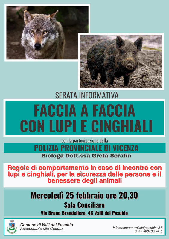 Immagine: Serata Informativa Lupi