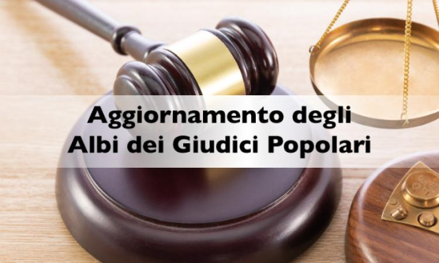 Immagine: Aggiornamento degli Albi dei Giudici Popolari
