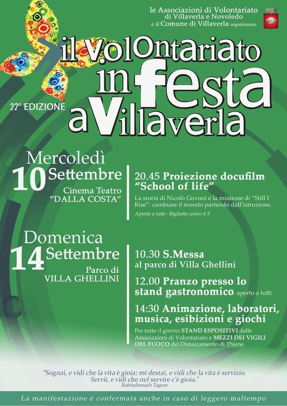 Immagine: Il Volontariato in Festa a Villaverla - 22° Ed.