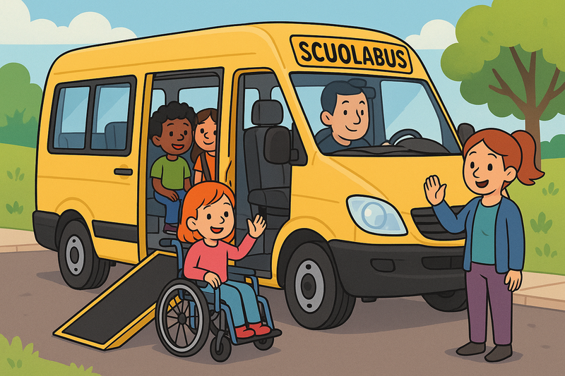 Immagine: Immagine scuolabus
