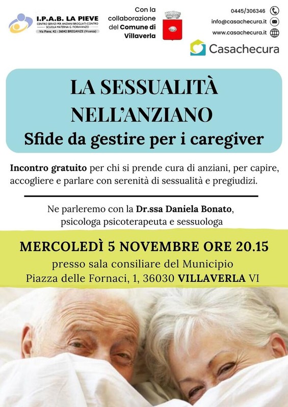La sessualità nell’anziano - Sfide da gestire per i caregiver