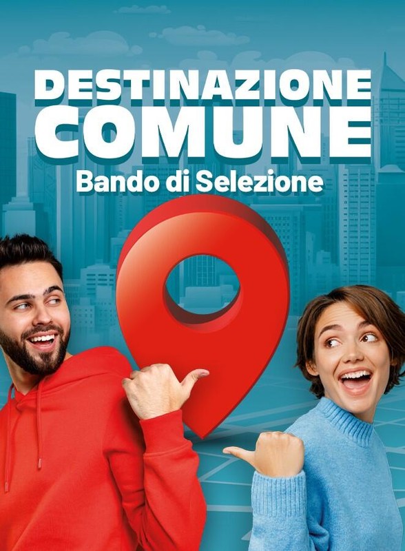Immagine: Locandina "Destinazione Comune - Bando di selezione"