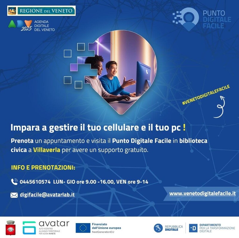 Immagine: Locandina rete facilitazione digitale 