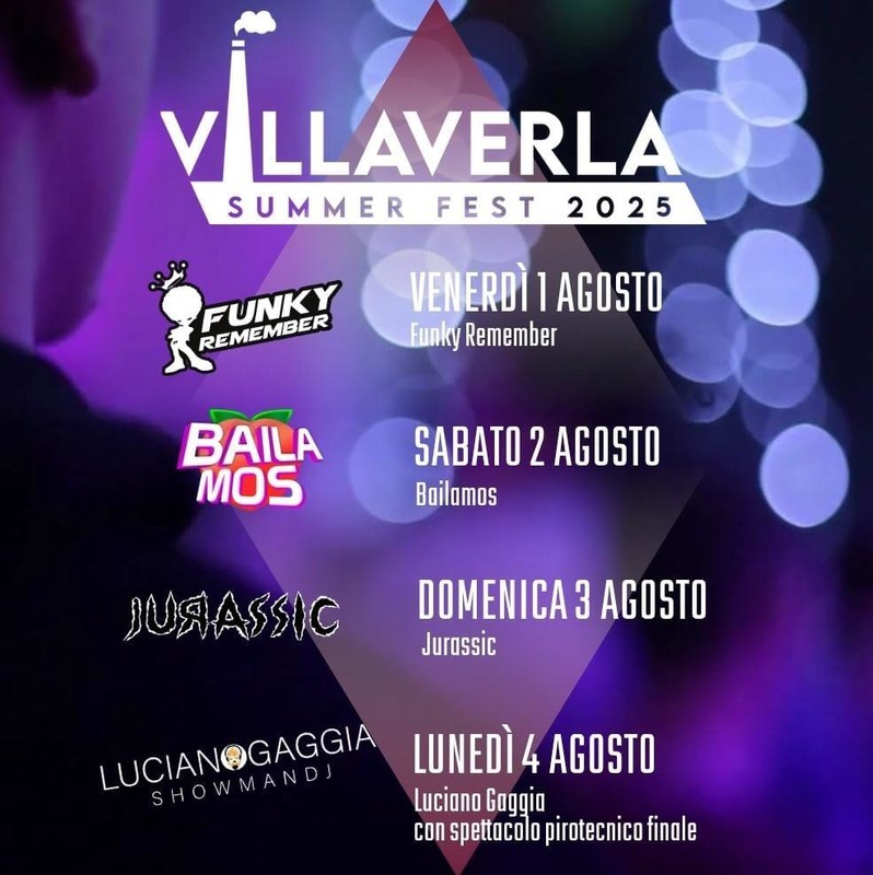 🎉Villaverla Summer Fest 2025 🎉Villaverla Summer Fest 2025